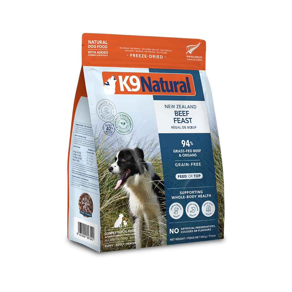 Beef Feast Freeze-Dried Dog Food