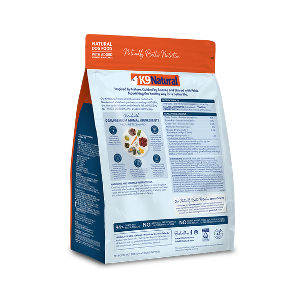 Beef Feast Freeze-Dried Dog Food