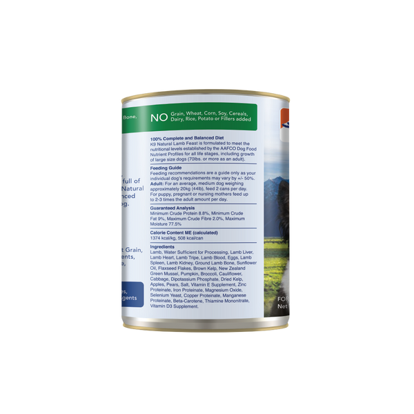 Lamb Feast Canned Dog Food