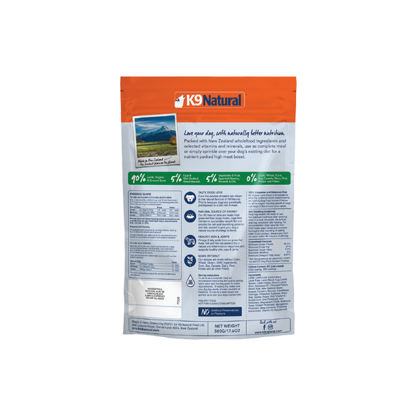Lamb Feast Freeze-Dried Dog Food