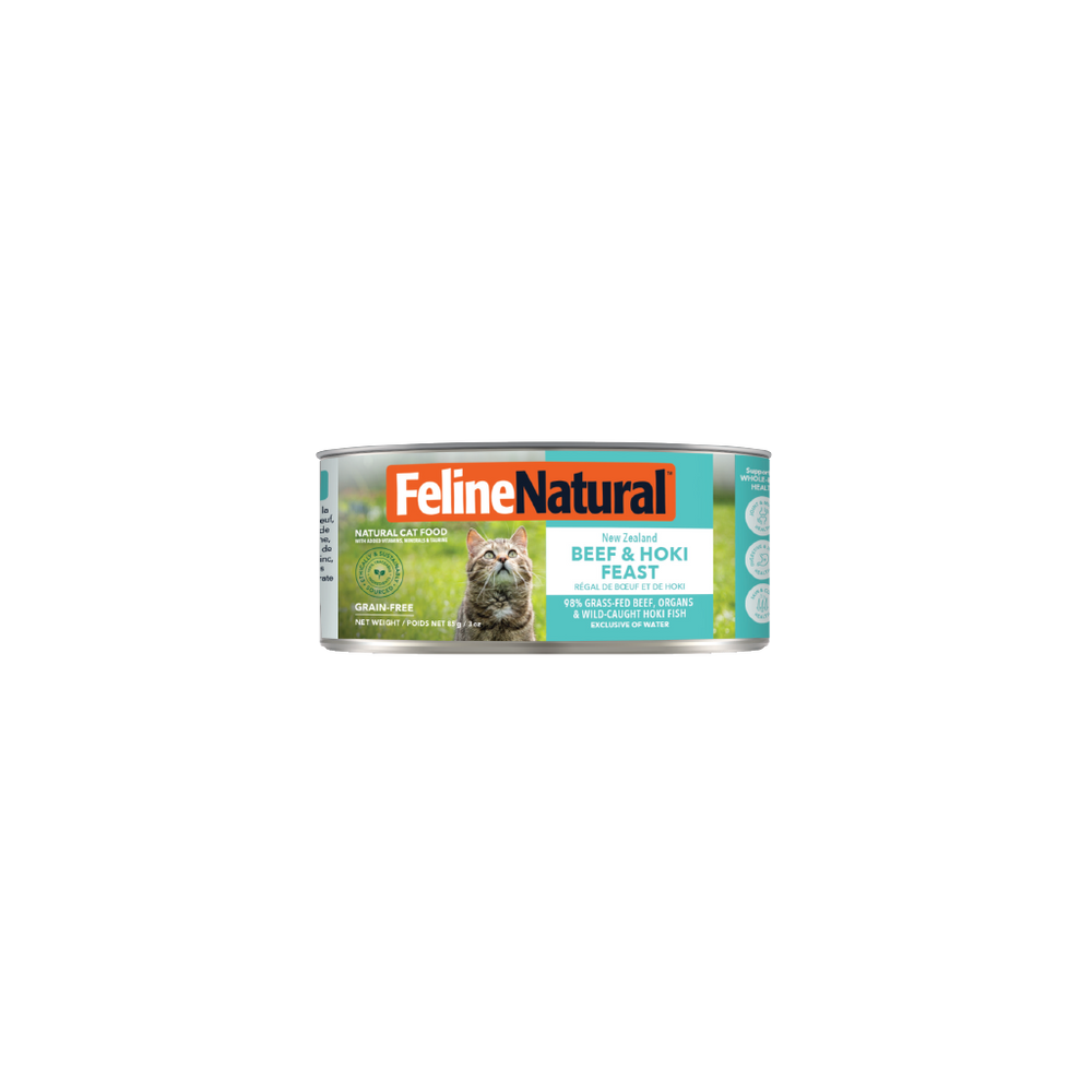 Beef & Hoki Feast Canned Cat Food