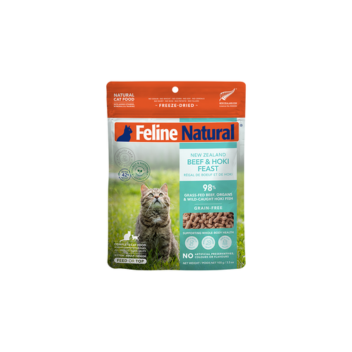 Beef & Hoki Feast Freeze-Dried Cat Food