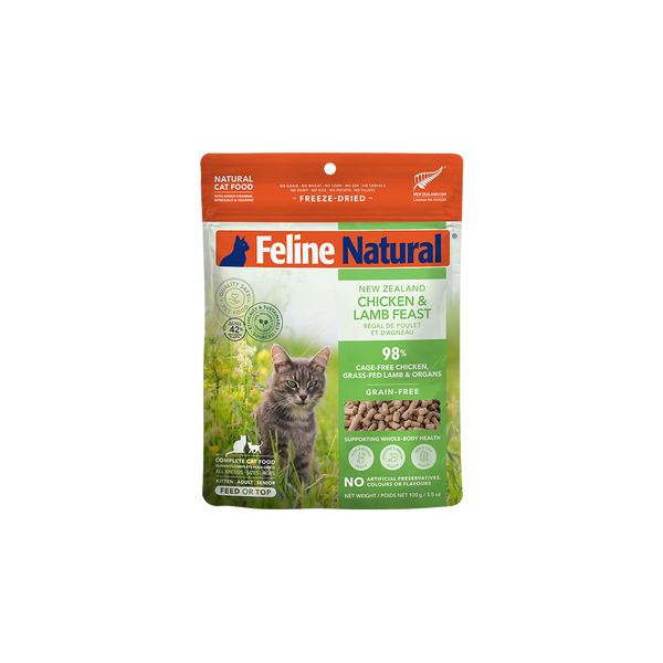 Chicken & Lamb Feast Freeze-Dried Cat Food
