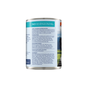 Hoki & Beef Feast Canned Dog Food