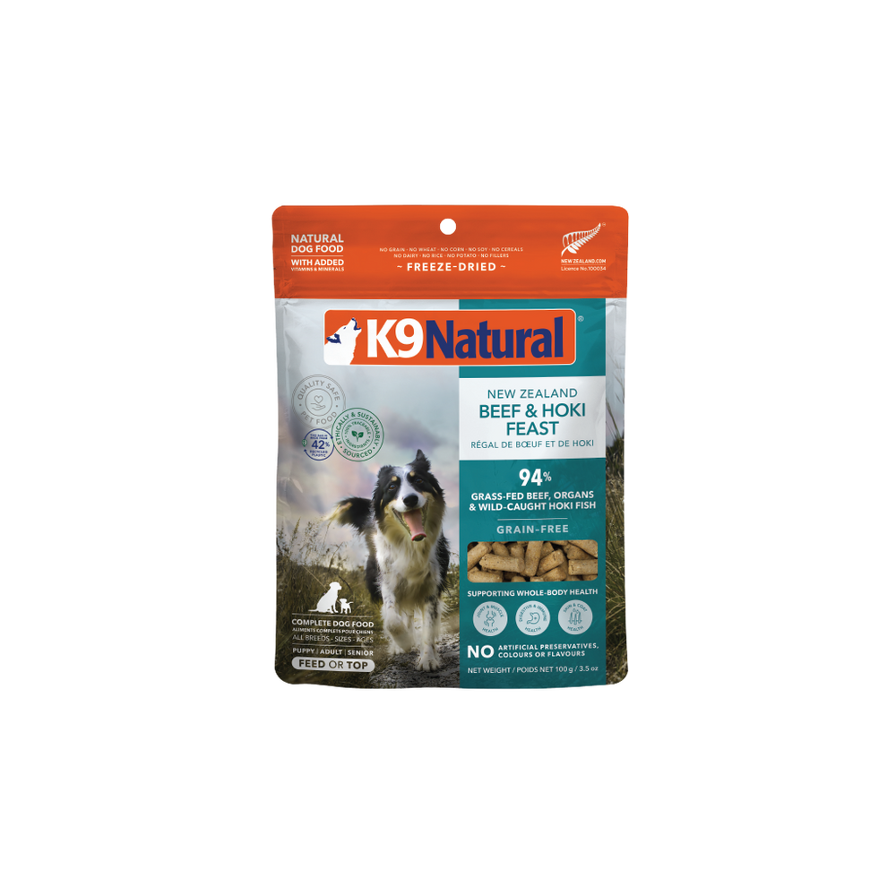 Beef & Hoki Feast Freeze-Dried Dog Food