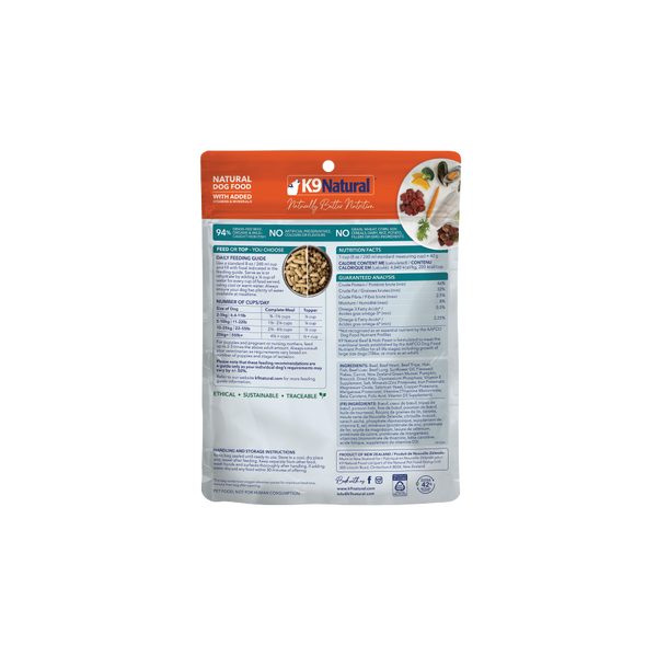Beef & Hoki Feast Freeze-Dried Dog Food