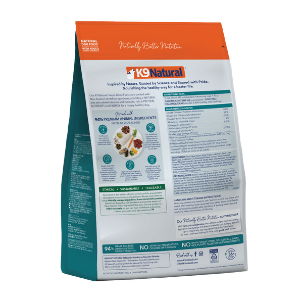 Beef & Hoki Feast Freeze-Dried Dog Food