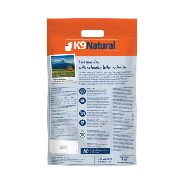 Lamb & King Salmon Feast Freeze-Dried Dog Food
