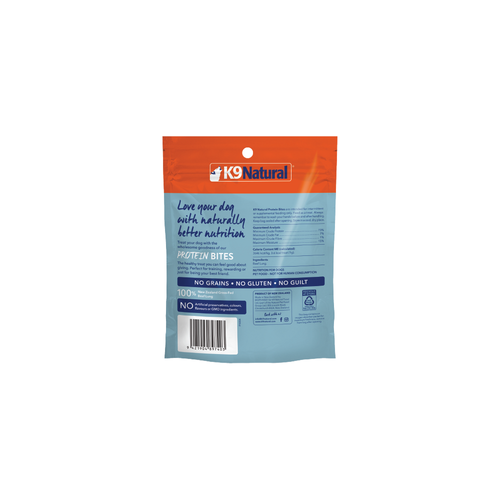 Beef Lung Protein Bites Dog Treats