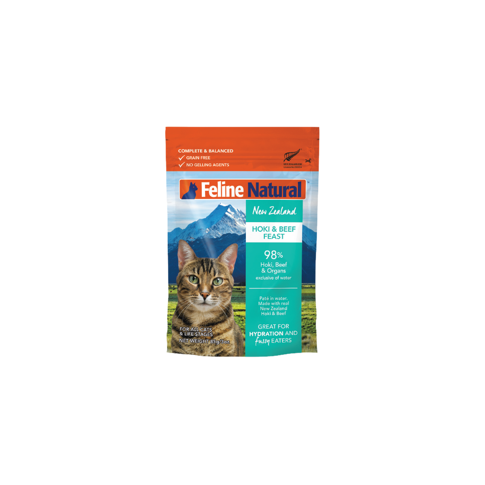 Hoki & Beef Feast Pouch Cat Food