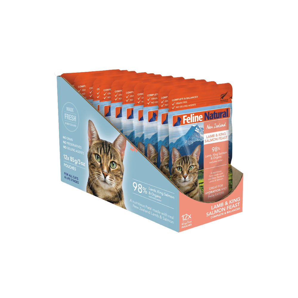 Lamb & King Salmon Feast Pouch Cat Food