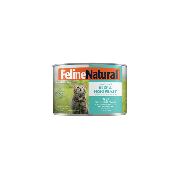 Beef & Hoki Feast Canned Cat Food