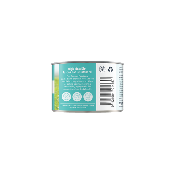 Beef & Hoki Feast Canned Cat Food