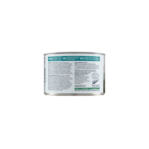 Hoki & Beef Feast Canned Dog Food