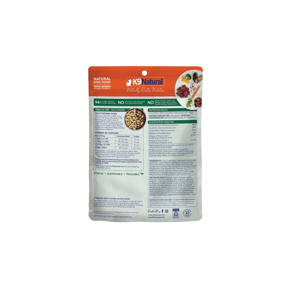 Lamb Feast Freeze-Dried Dog Food