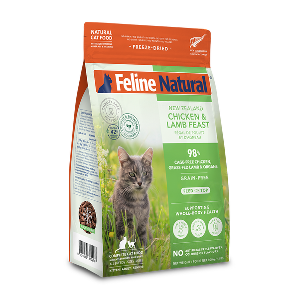 Chicken & Lamb Feast Freeze-Dried Cat Food