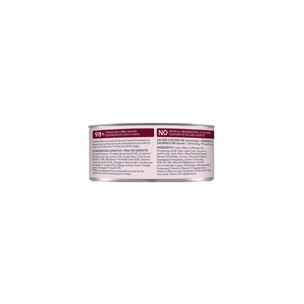 Lamb & Venison Feast Canned Cat Food