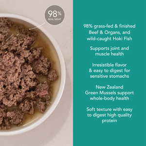 Beef & Hoki Feast Canned Cat Food